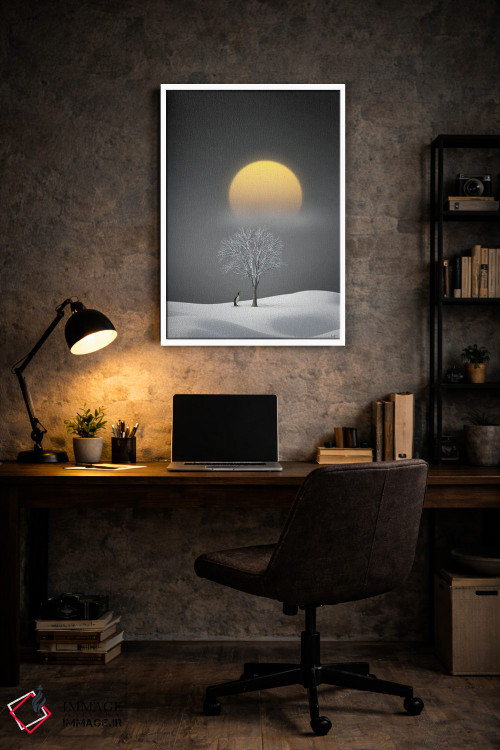 تابلو دکوراتیو درودهای ماه میانه زمستان اثر کاترین فدرر - D6W