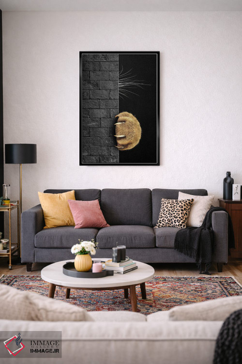 تابلو دکوراتیو خجالتی بودن در برابر کنجکاوی اثر کاترین فدرر - D3B