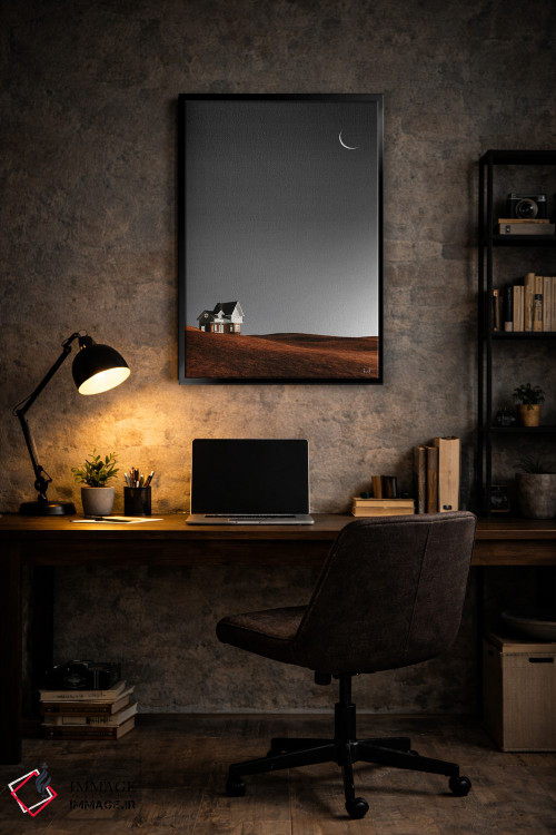 تابلو دکوراتیو کلبه اثر کاترین فدرر - D6B