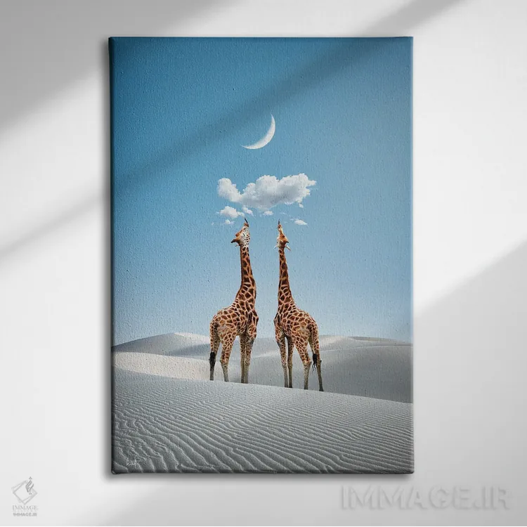 تابلو دکوراتیو شور سفر اثر کاترین فدرر - نمای روبهرو روی دیوار