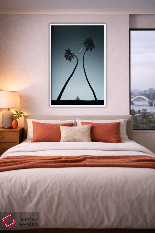 تابلو دکوراتیو نخل های خواهر اثر کاترین فدرر - D2W