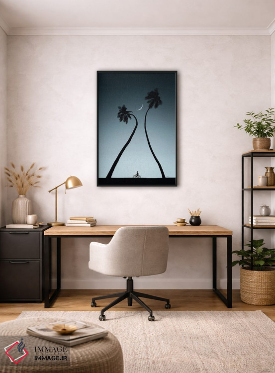 تابلو دکوراتیو نخل های خواهر اثر کاترین فدرر - D3B