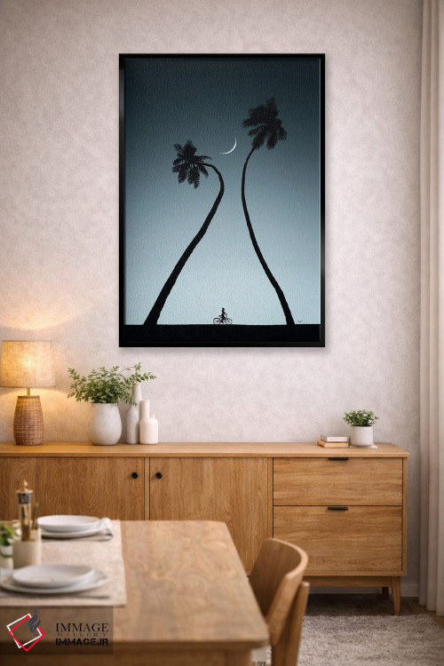 تابلو دکوراتیو نخل های خواهر اثر کاترین فدرر - D4B