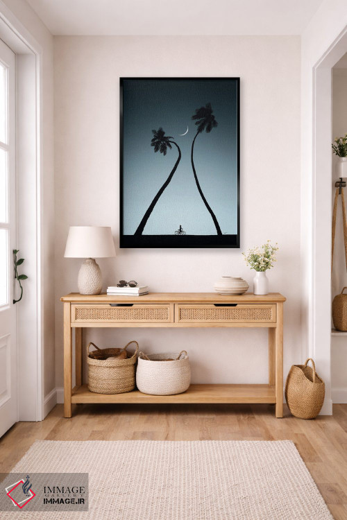 تابلو دکوراتیو نخل های خواهر اثر کاترین فدرر - D6B