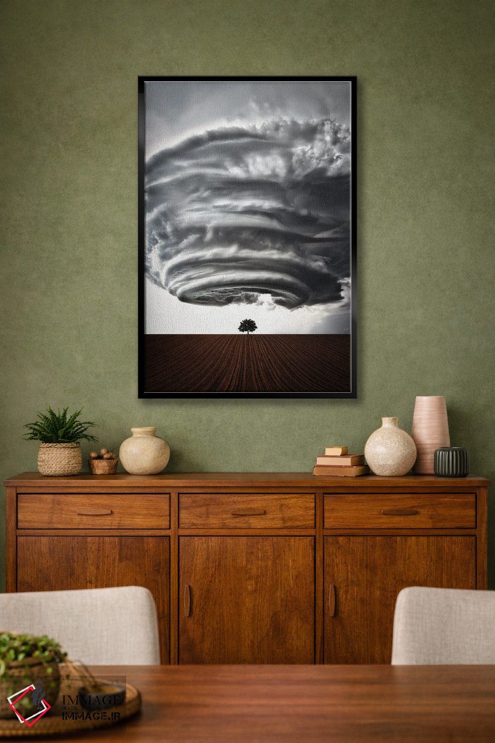 تابلو دکوراتیو پیامد طوفان اثر کاترین فدرر - D2B