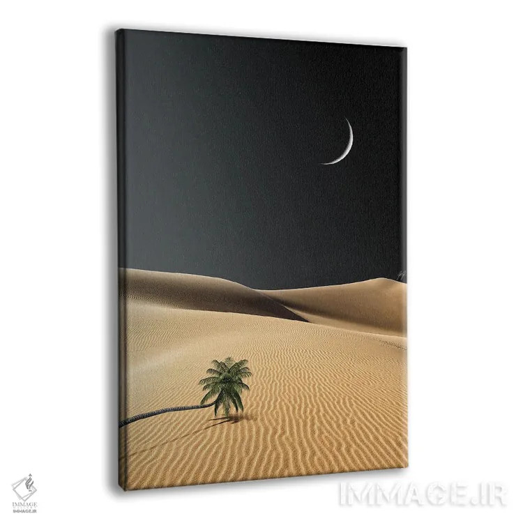 تابلو دکوراتیو شجاعت برای تهی بودن اثر کاترین فدرر - نمای پرسپکتیو محصول