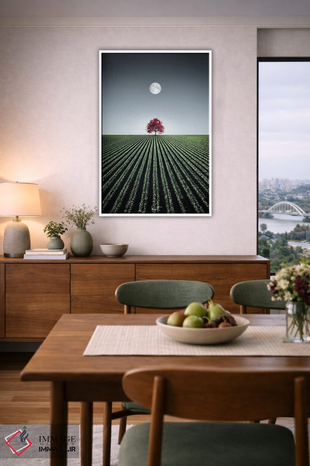 تابلو دکوراتیو افرا فریبنده اثر کاترین فدرر - D6W