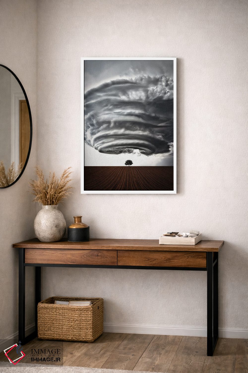 تابلو دکوراتیو پیامد طوفان اثر کاترین فدرر - D3W