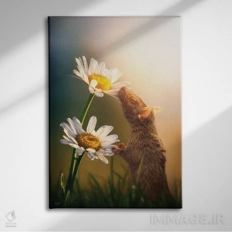 تابلو دکوراتیو عطر بهار اثر کاترین فدرر - نمای روبهرو روی دیوار