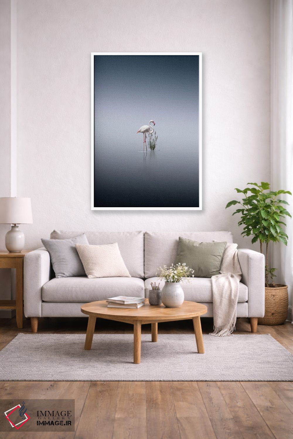 تابلو مینیمال لحظه را نگه دار اثر کاترین فدرر - D1W