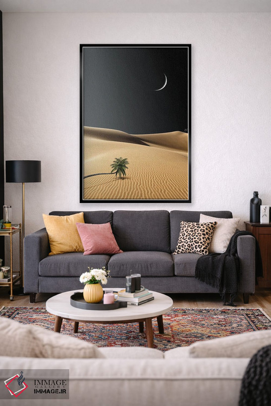 تابلو دکوراتیو شجاعت برای تهی بودن اثر کاترین فدرر - D2B