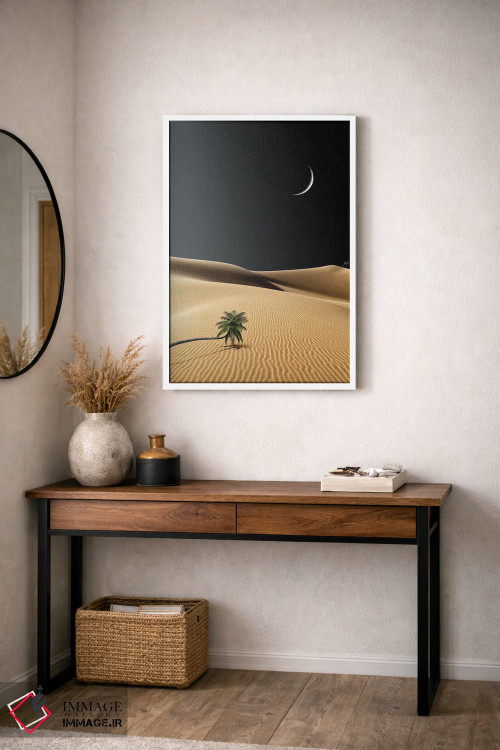 تابلو دکوراتیو شجاعت برای تهی بودن اثر کاترین فدرر - D3W