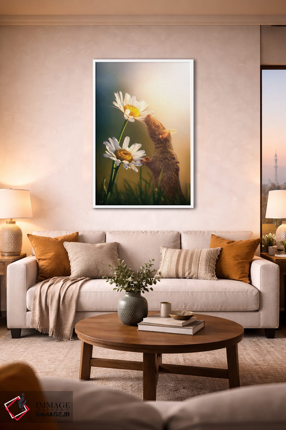 تابلو دکوراتیو عطر بهار اثر کاترین فدرر - D1W