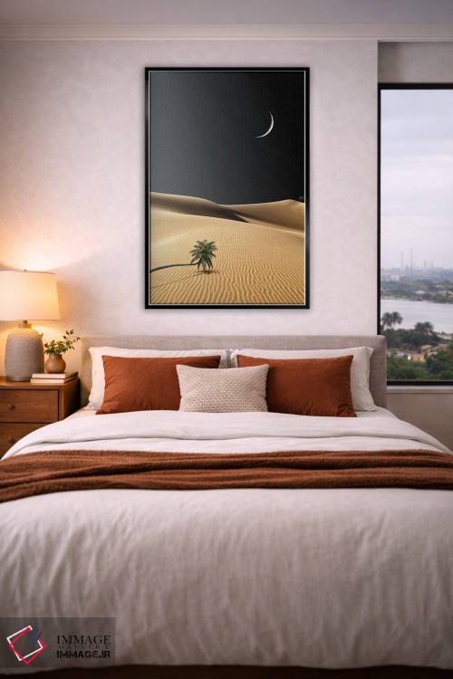 تابلو دکوراتیو شجاعت برای تهی بودن اثر کاترین فدرر - D4B