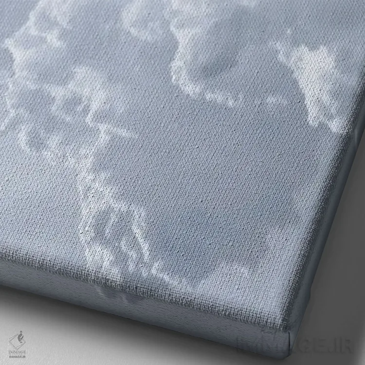 تابلو دکوراتیو ابرنما اثر کاترین فدرر - نمای نزدیک بافت بوم