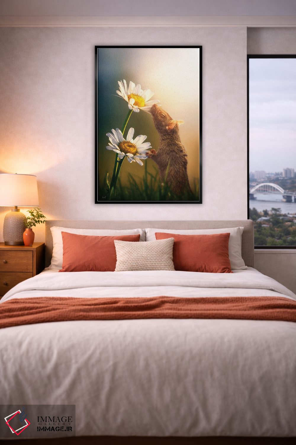 تابلو دکوراتیو عطر بهار اثر کاترین فدرر - D5B