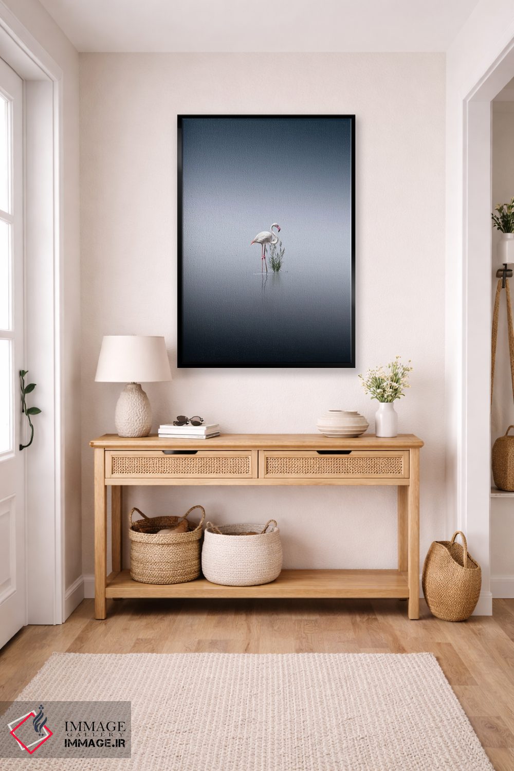 تابلو مینیمال لحظه را نگه دار اثر کاترین فدرر - D6B