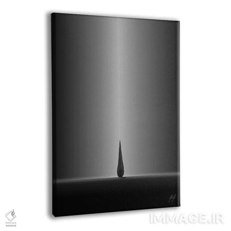 تابلو مینیمال درخشش جادویی از ناکجاآباد اثر کاترین فدرر - نمای پرسپکتیو محصول