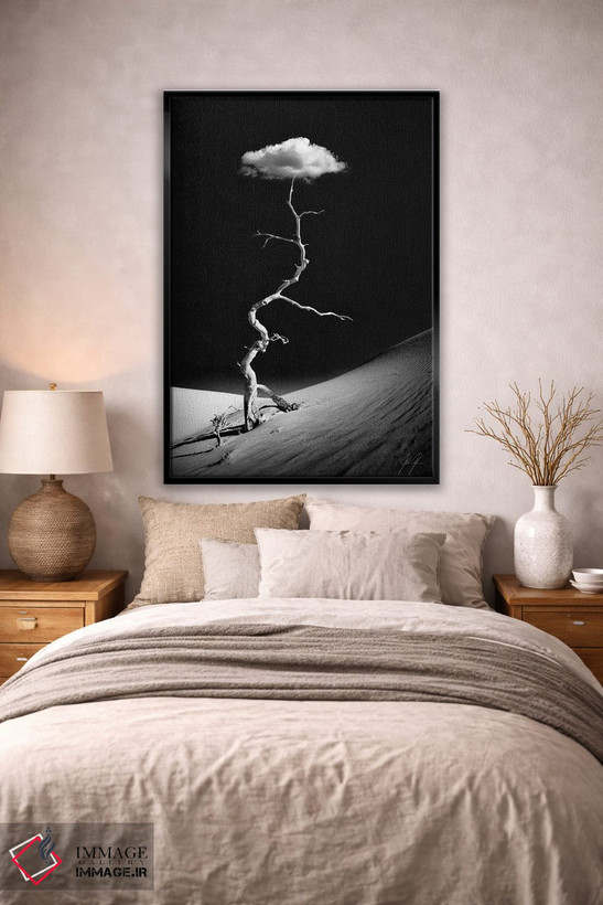 تابلو مینیمال شگفت زده از درخشش اثر کاترین فدرر - D3B