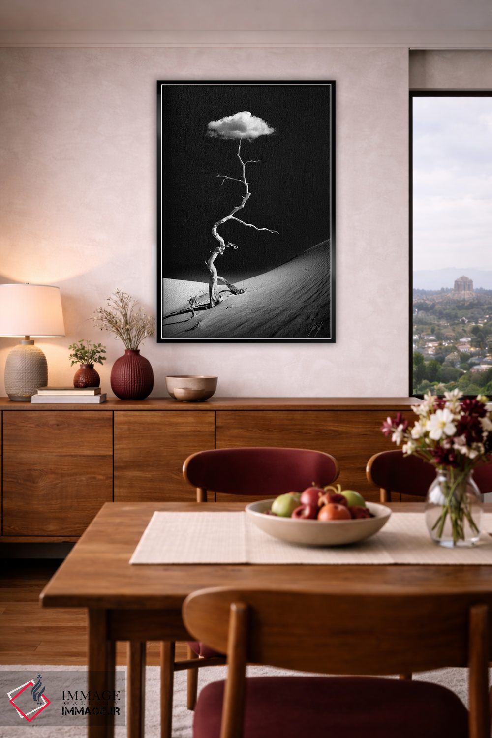 تابلو مینیمال شگفت زده از درخشش اثر کاترین فدرر - D5B