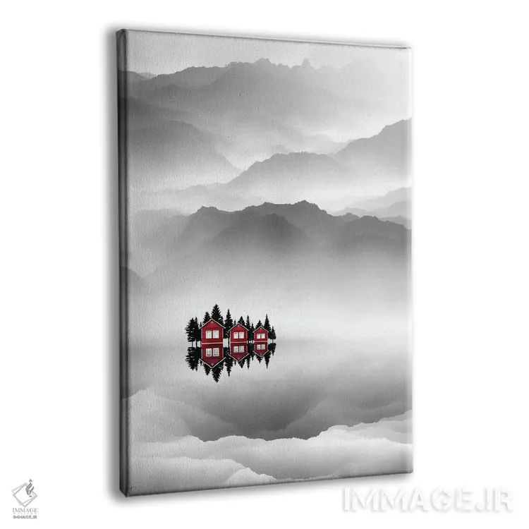 تابلو دکوراتیو یاقوت پژوهی پوشیده اثر کاترین فدرر - نمای پرسپکتیو محصول