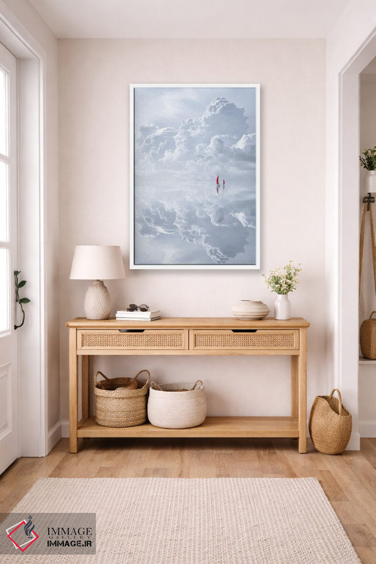 تابلو دکوراتیو ابرنما اثر کاترین فدرر - D5W