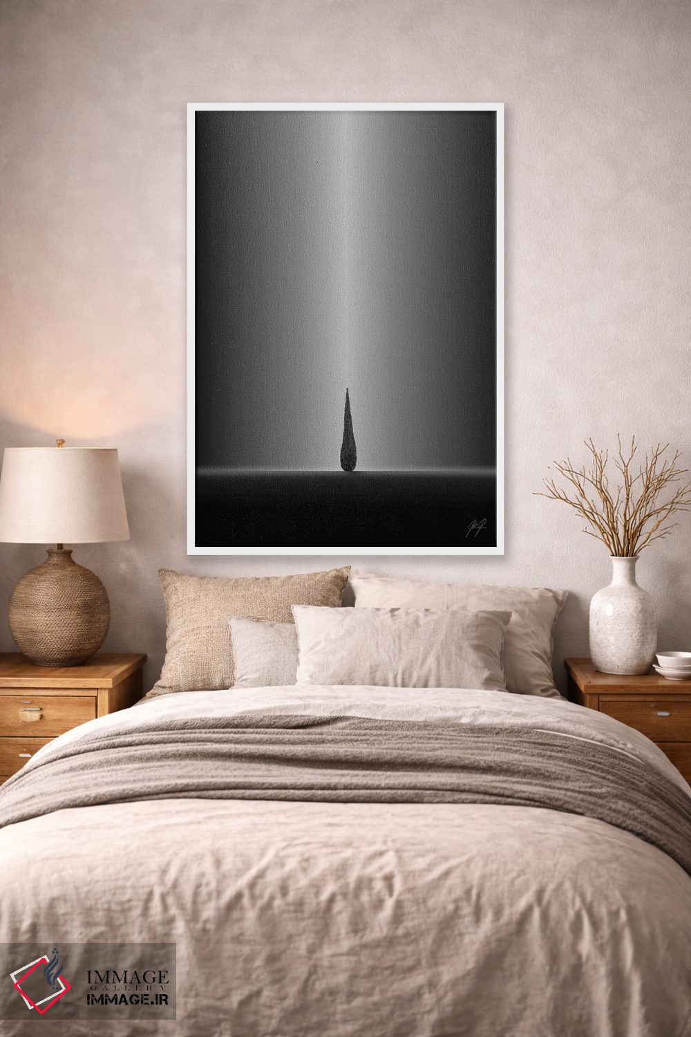 تابلو مینیمال درخشش جادویی از ناکجاآباد اثر کاترین فدرر - D2W