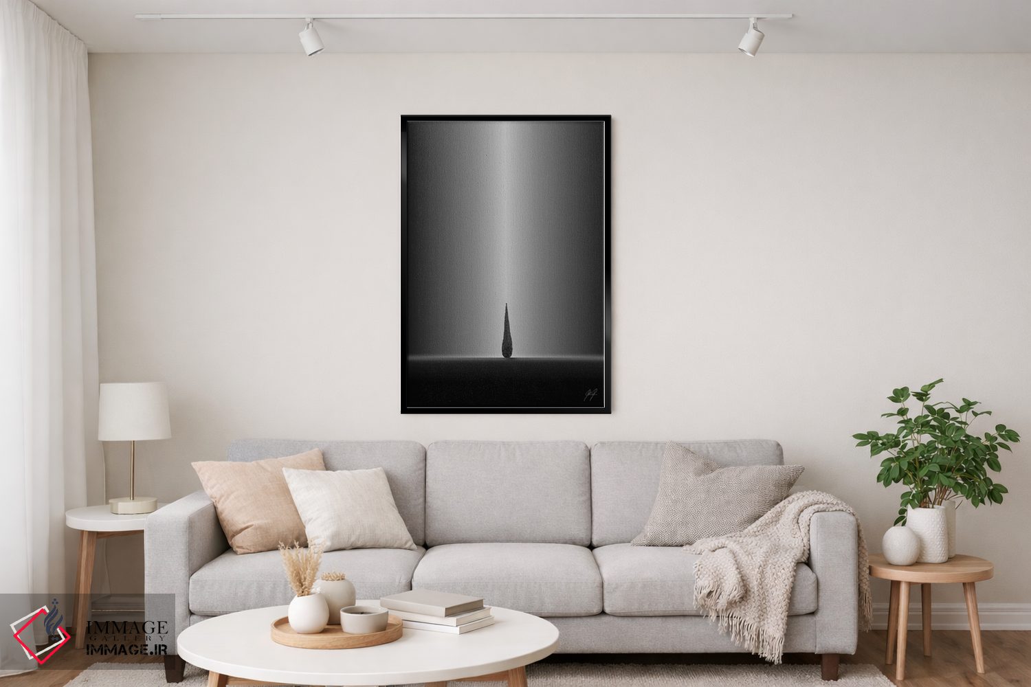 تابلو مینیمال درخشش جادویی از ناکجاآباد اثر کاترین فدرر - D4B