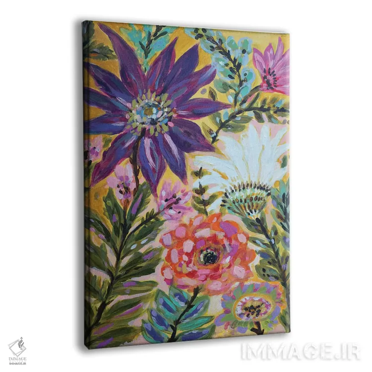 تابلو دکوراتیو باغ خیال انگیز ۱ اثر کارن فیلدز - نمای پرسپکتیو محصول