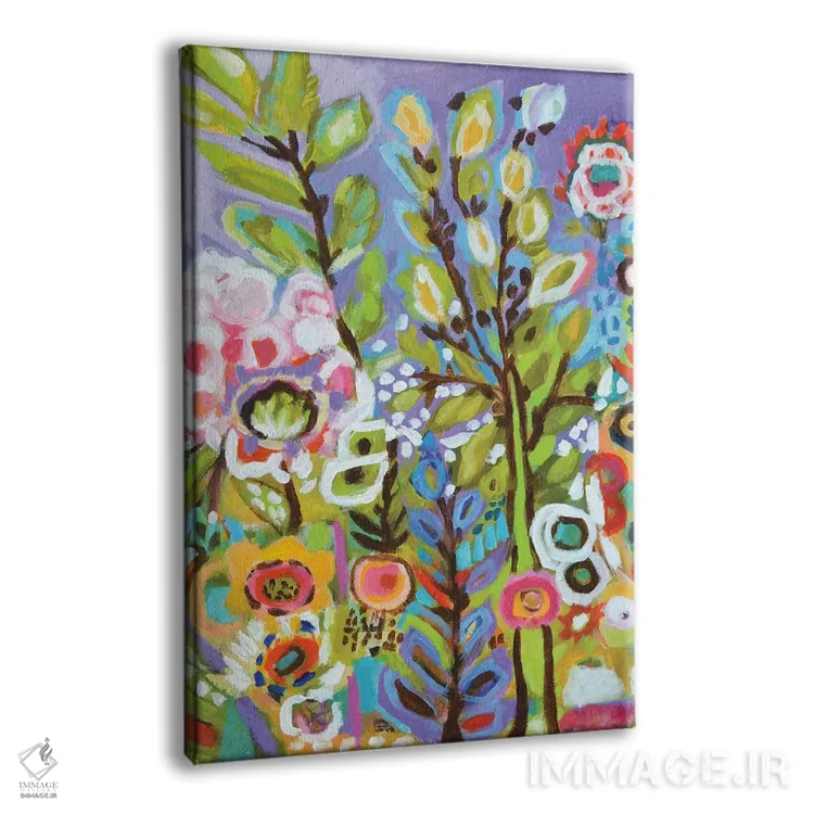 تابلو دکوراتیو باغ خیال انگیز ۳ اثر کارن فیلدز - نمای پرسپکتیو محصول