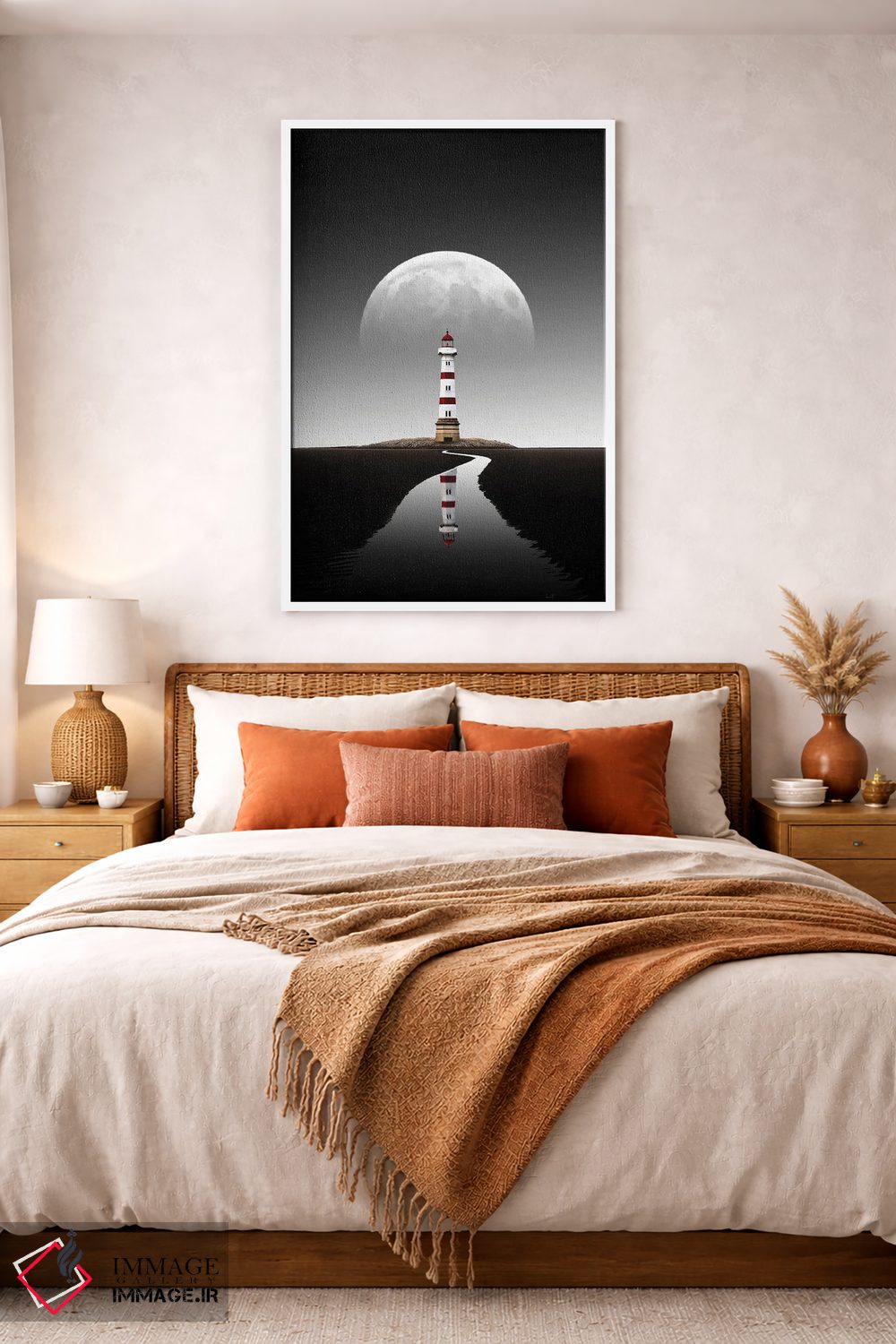 تابلو دکوراتیو چراغ دریایی جزر و مد رویایی اثر کاترین فدرر - D2W