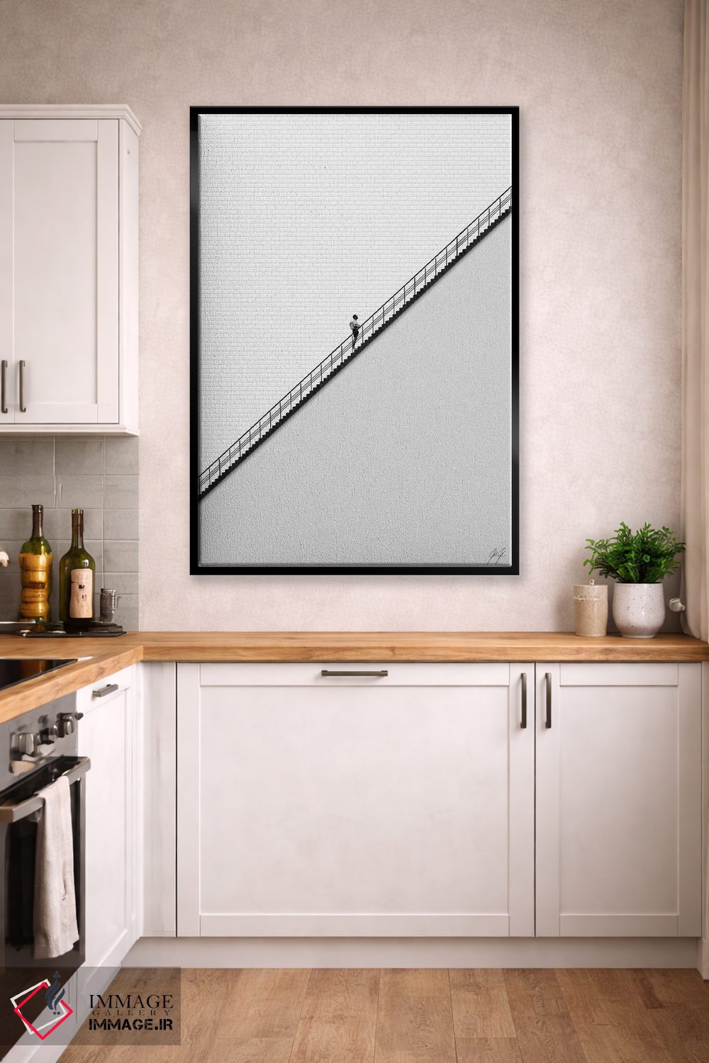 تابلو مینیمال بدون زحمت، خبری از شیرینی نیست ۱ اثر کاترین فدرر - D2B