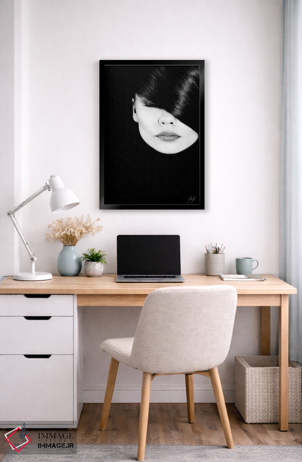 تابلو مینیمال سکوت اثر کاترین فدرر - D6B