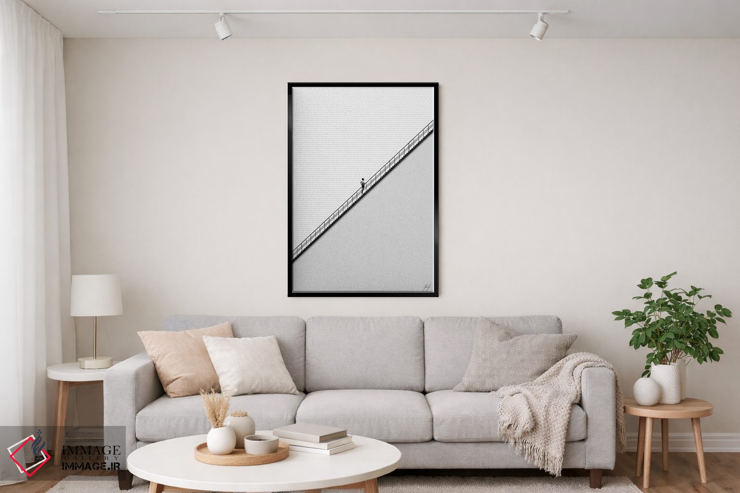 تابلو مینیمال بدون زحمت، خبری از شیرینی نیست ۱ اثر کاترین فدرر - D4B