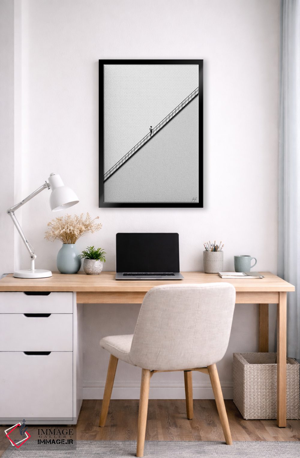 تابلو مینیمال بدون زحمت، خبری از شیرینی نیست ۱ اثر کاترین فدرر - D6B