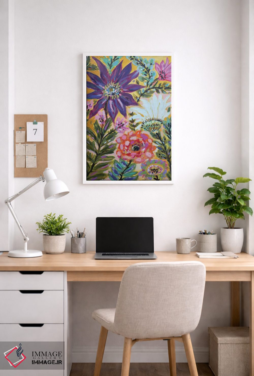 تابلو دکوراتیو باغ خیال انگیز ۱ اثر کارن فیلدز - D2W