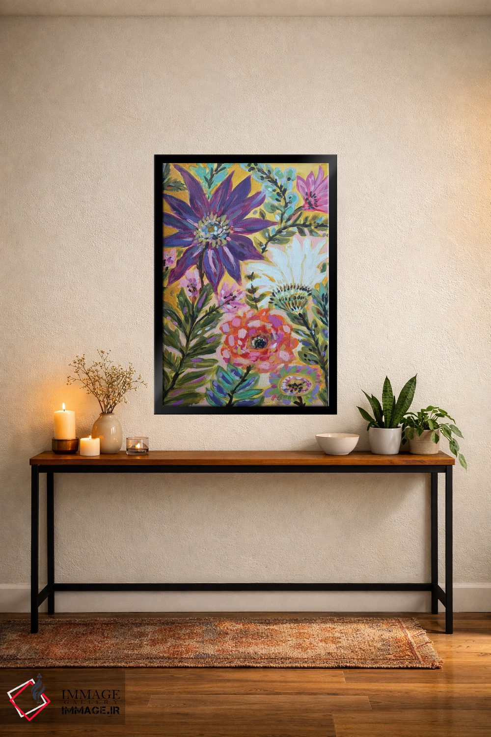 تابلو دکوراتیو باغ خیال انگیز ۱ اثر کارن فیلدز - D5B