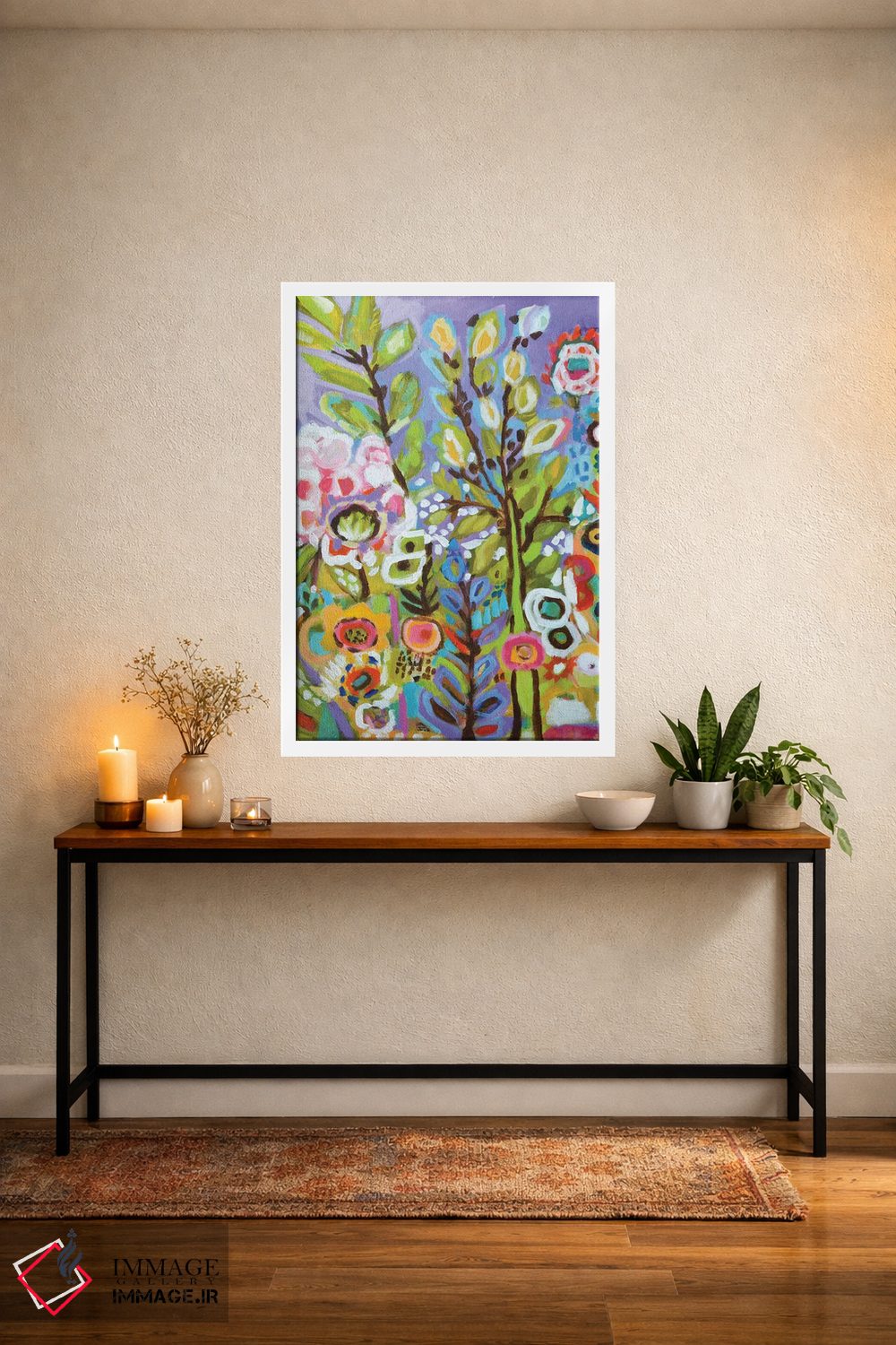 تابلو دکوراتیو باغ خیال انگیز ۳ اثر کارن فیلدز - D3W