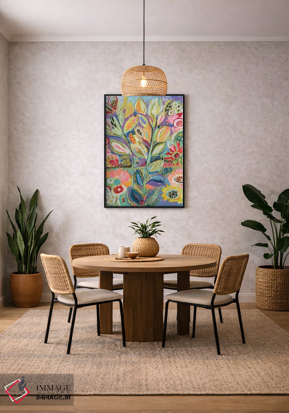 تابلو دکوراتیو باغ خیال انگیز ۲ اثر کارن فیلدز - D4B