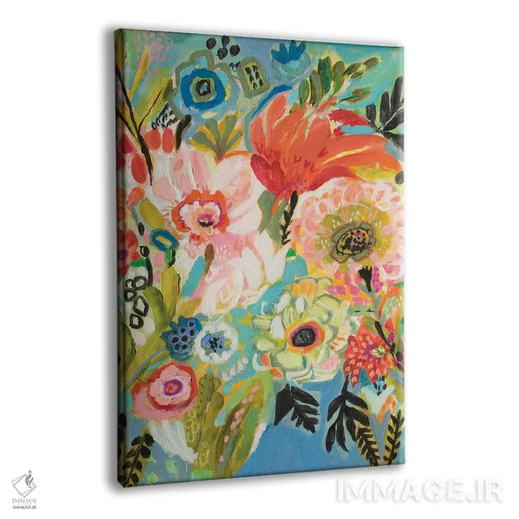 تابلو دکوراتیو باغ مخفی گلی ۳ اثر کارن فیلدز - نمای پرسپکتیو محصول