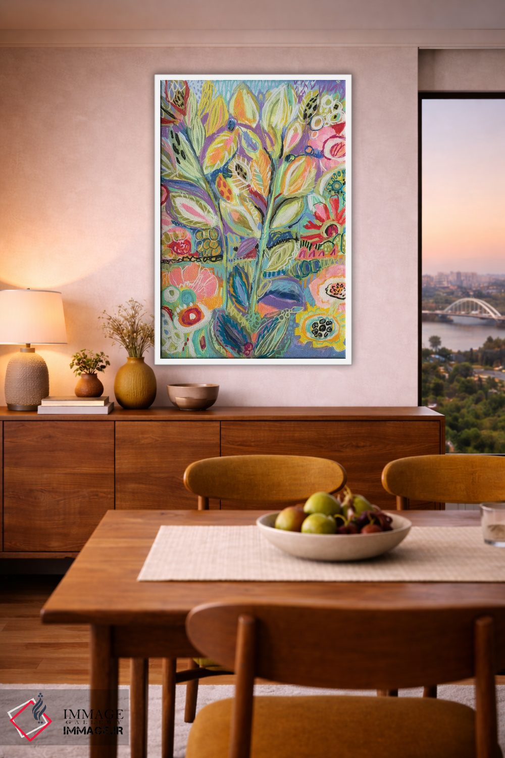 تابلو دکوراتیو باغ خیال انگیز ۲ اثر کارن فیلدز - D6W