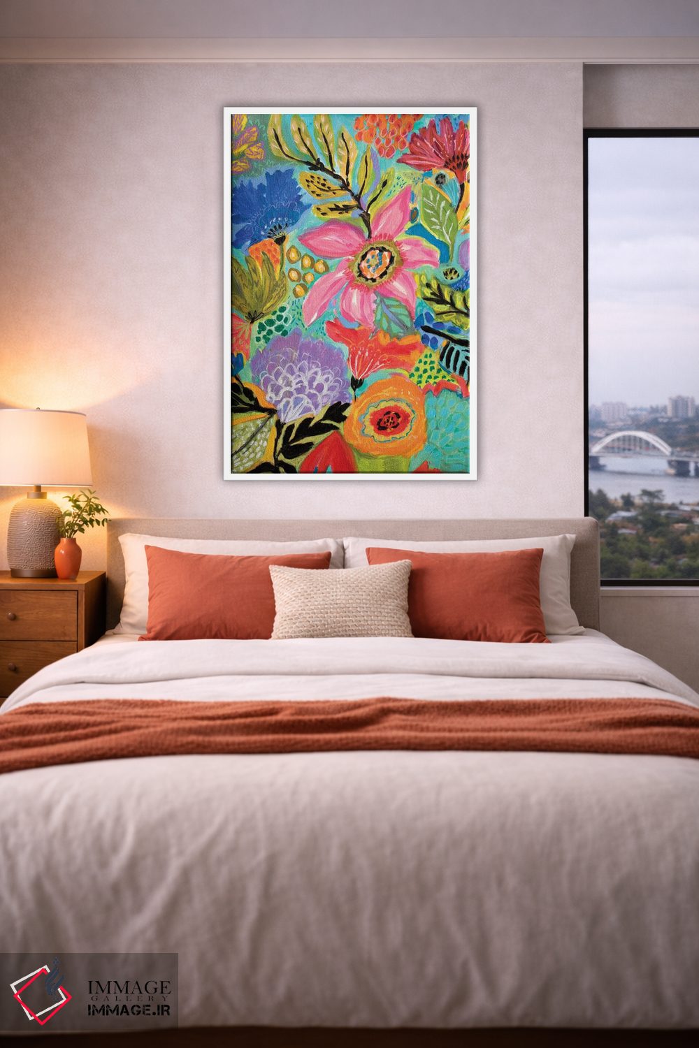 تابلو دکوراتیو باغ مخفی گلی ۲ اثر کارن فیلدز - D3W