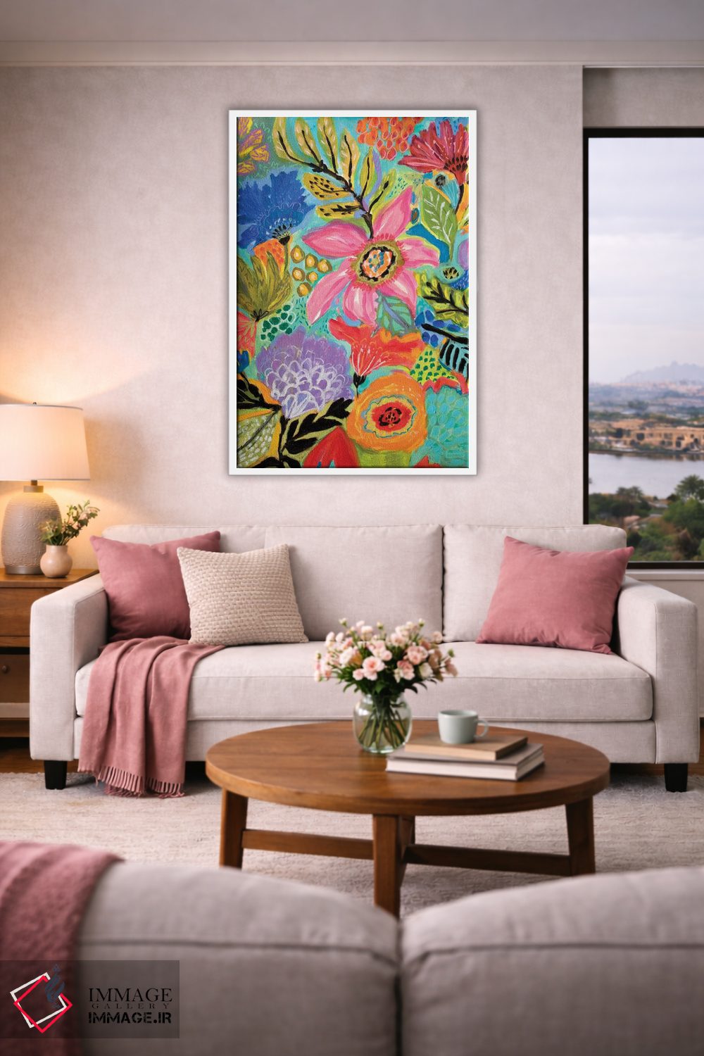 تابلو دکوراتیو باغ مخفی گلی ۲ اثر کارن فیلدز - D2W