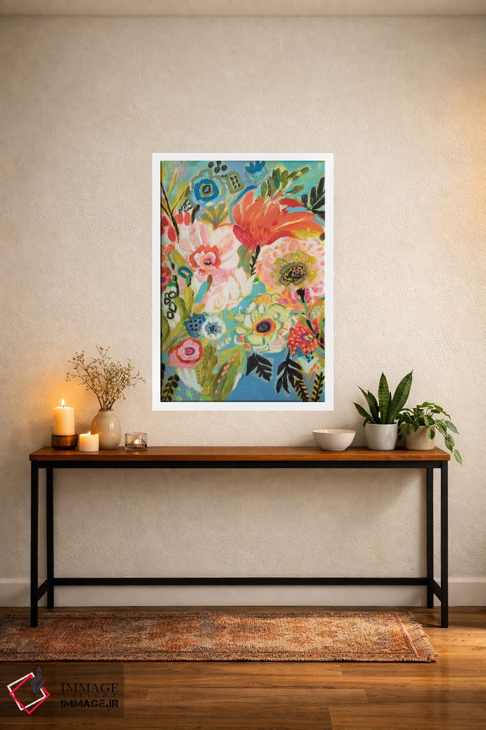 تابلو دکوراتیو باغ مخفی گلی ۳ اثر کارن فیلدز - D3W