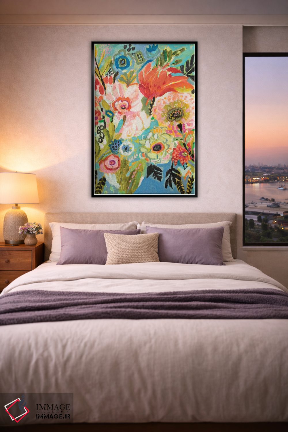 تابلو دکوراتیو باغ مخفی گلی ۳ اثر کارن فیلدز - D5B