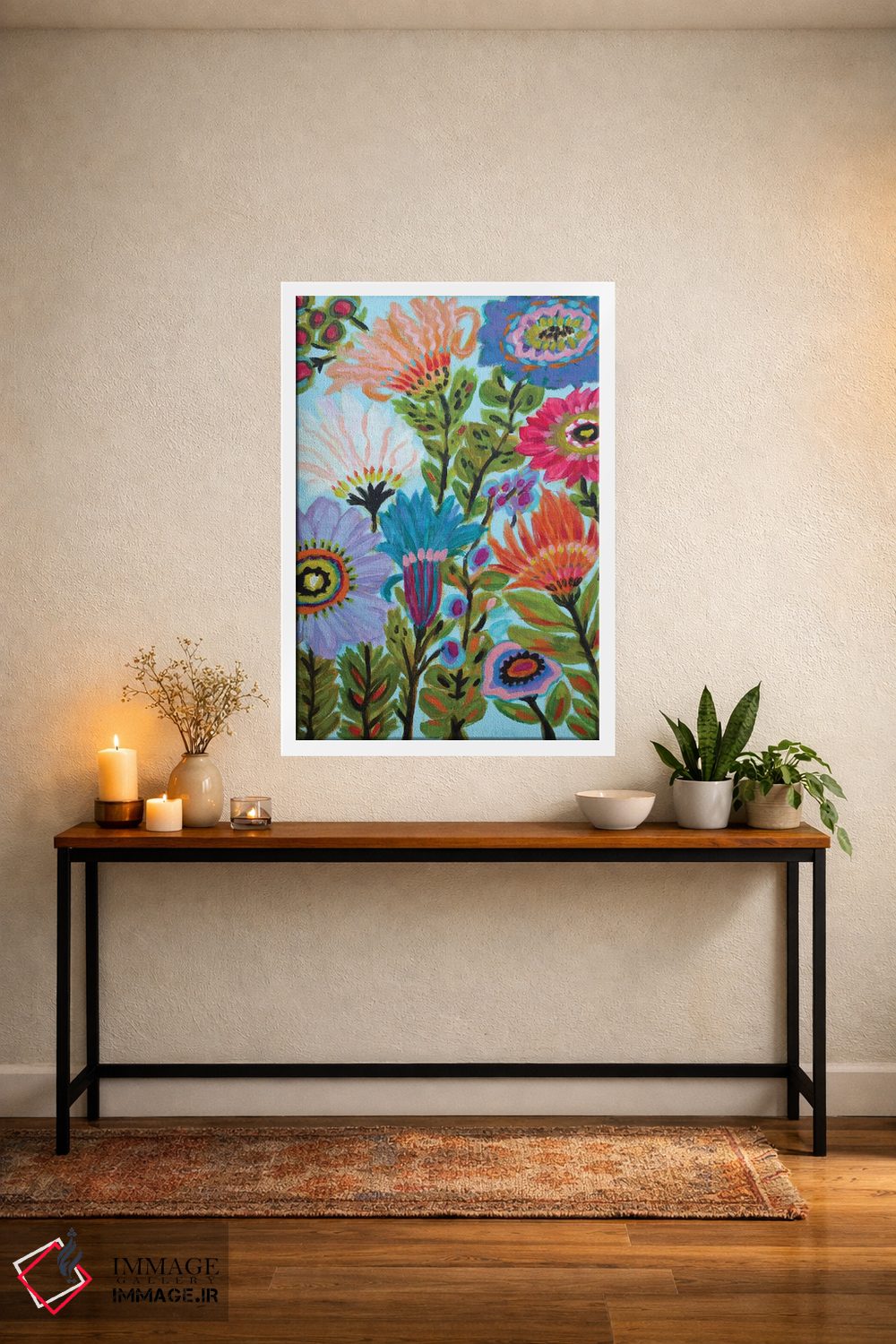 تابلو دکوراتیو باغ مخفی گلی ۴ اثر کارن فیلدز - D4W