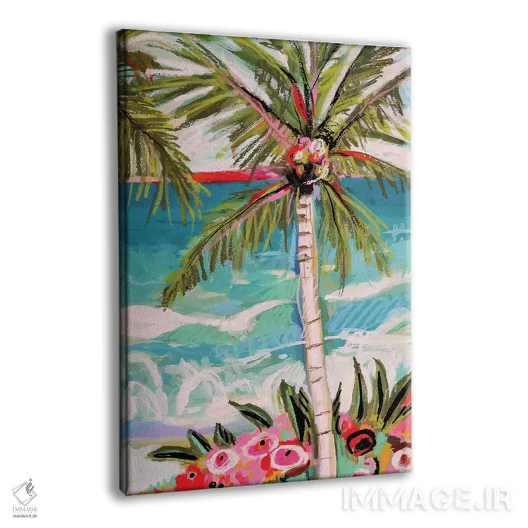 تابلو دکوراتیو نخل خیال انگیز ۲ اثر کارن فیلدز - نمای پرسپکتیو محصول