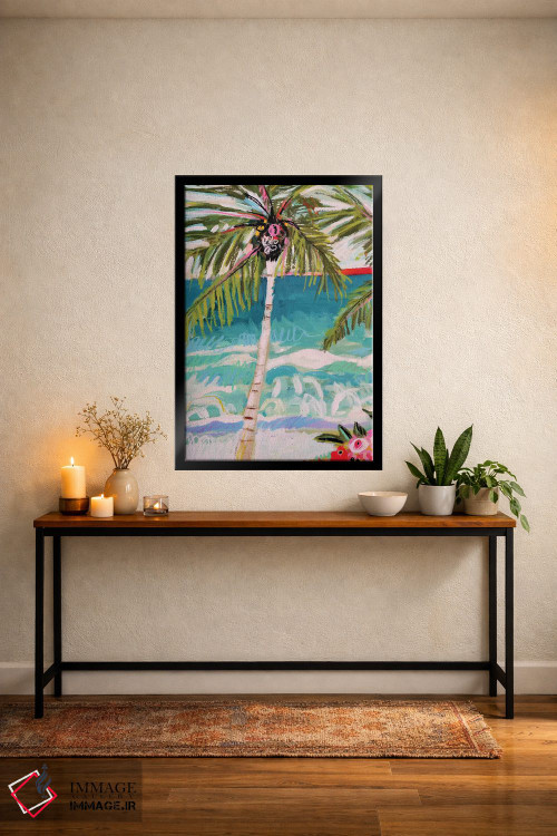 تابلو دکوراتیو نخل خیال انگیز ۱ اثر کارن فیلدز - D4B