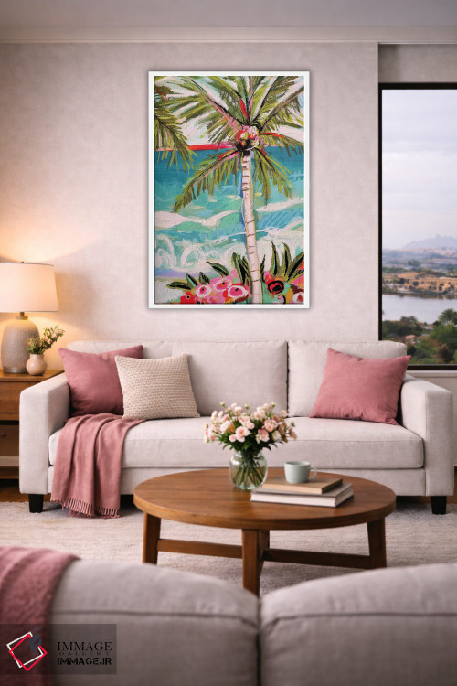 تابلو دکوراتیو نخل خیال انگیز ۲ اثر کارن فیلدز - D3W