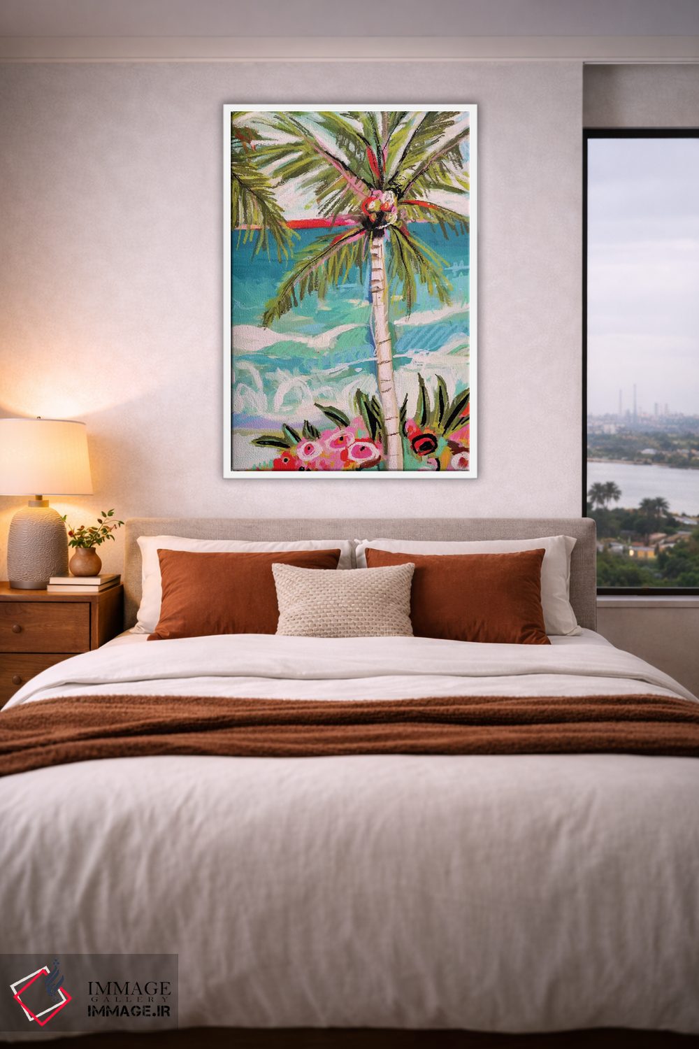 تابلو دکوراتیو نخل خیال انگیز ۲ اثر کارن فیلدز - D2W
